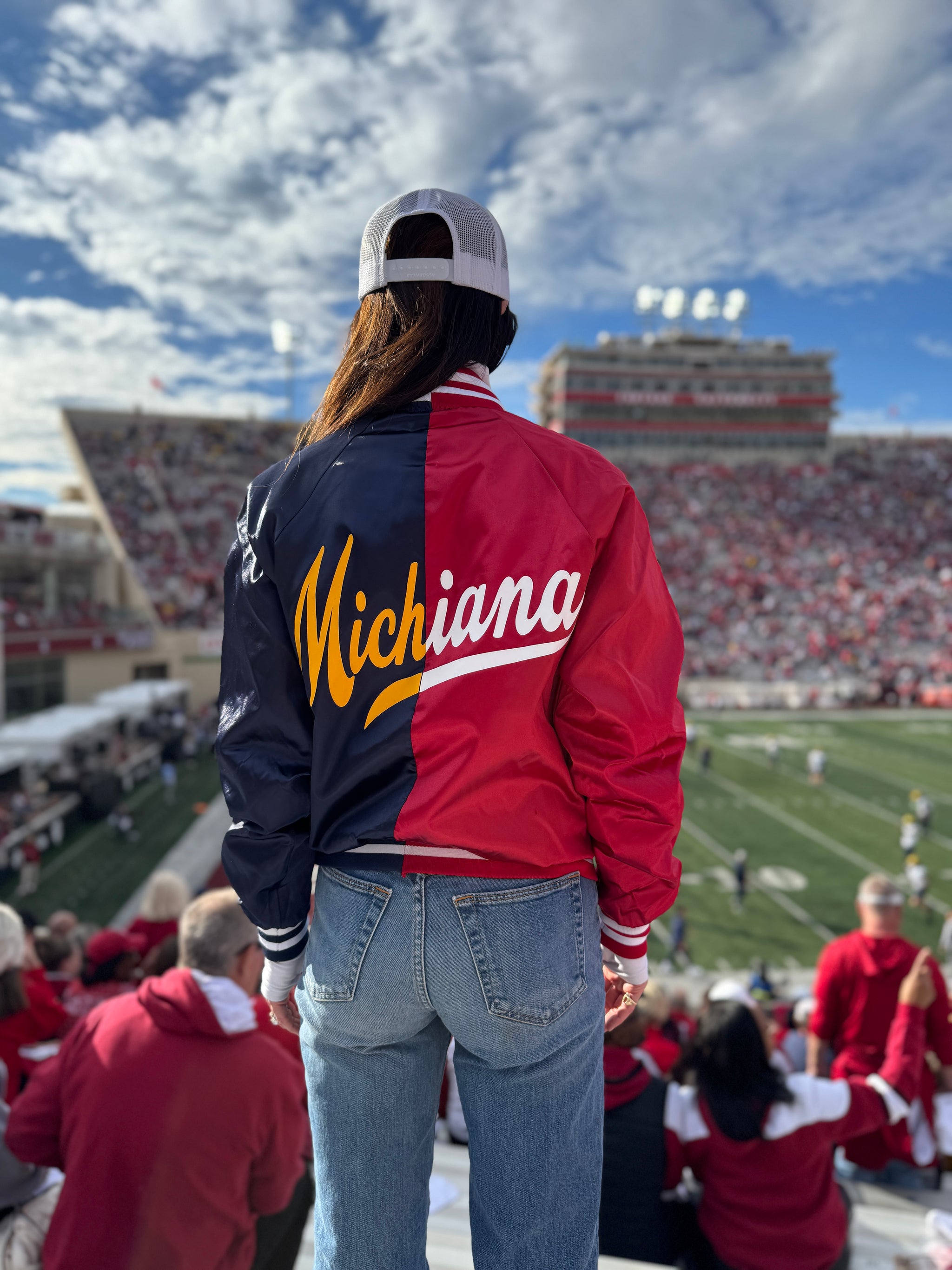 House Divided College Satin Bomber Jacket – Its Personal Stuff