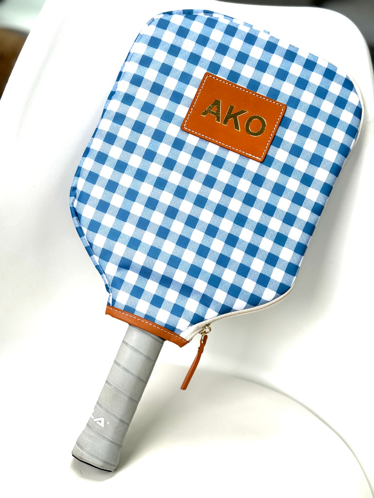 Gingham PICKLEBALL Racquets Cover