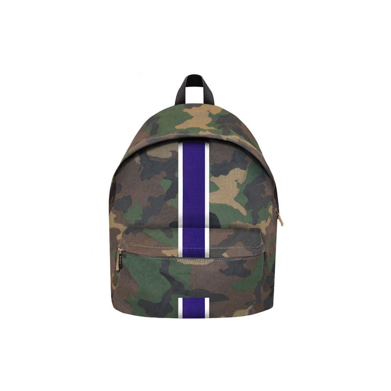 Personalized Camo Backpack Single Stripe