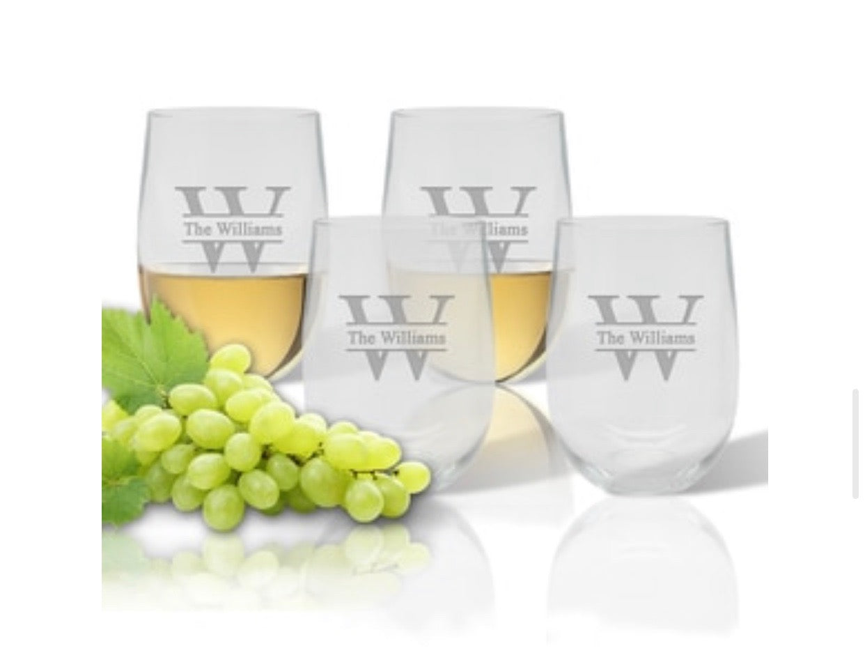 Personalized Unbreakable Stemless Wine Glass