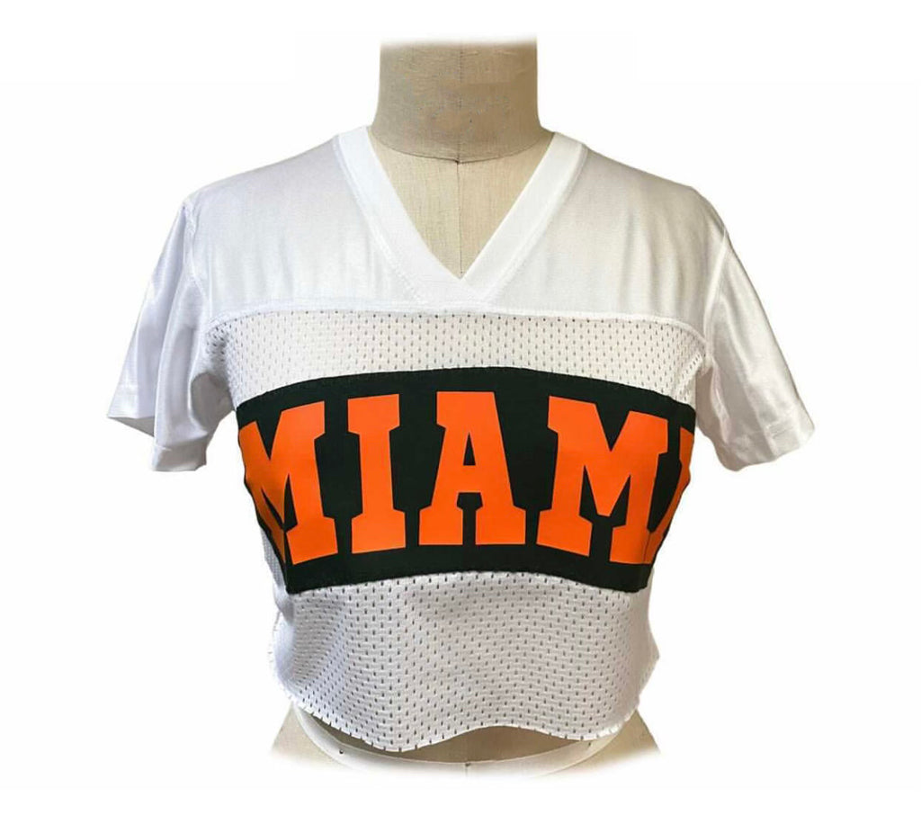 College Football Mesh Cropped Jersey